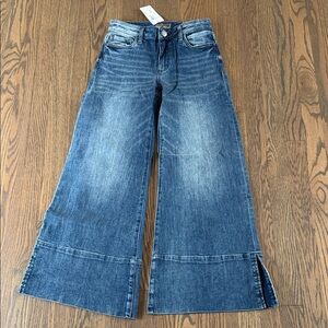 NWT KUT from the Kloth- Wide-Leg Blue Jeans